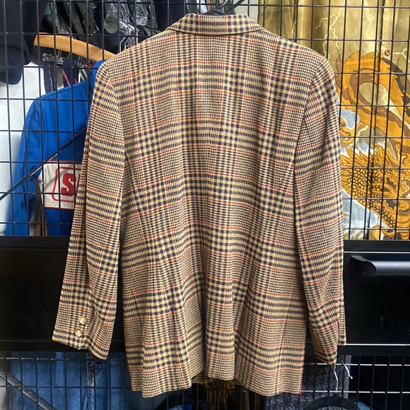 Vintage Liz Claiborne Petite Collection Plaid Blazer - Picture 7 of 8